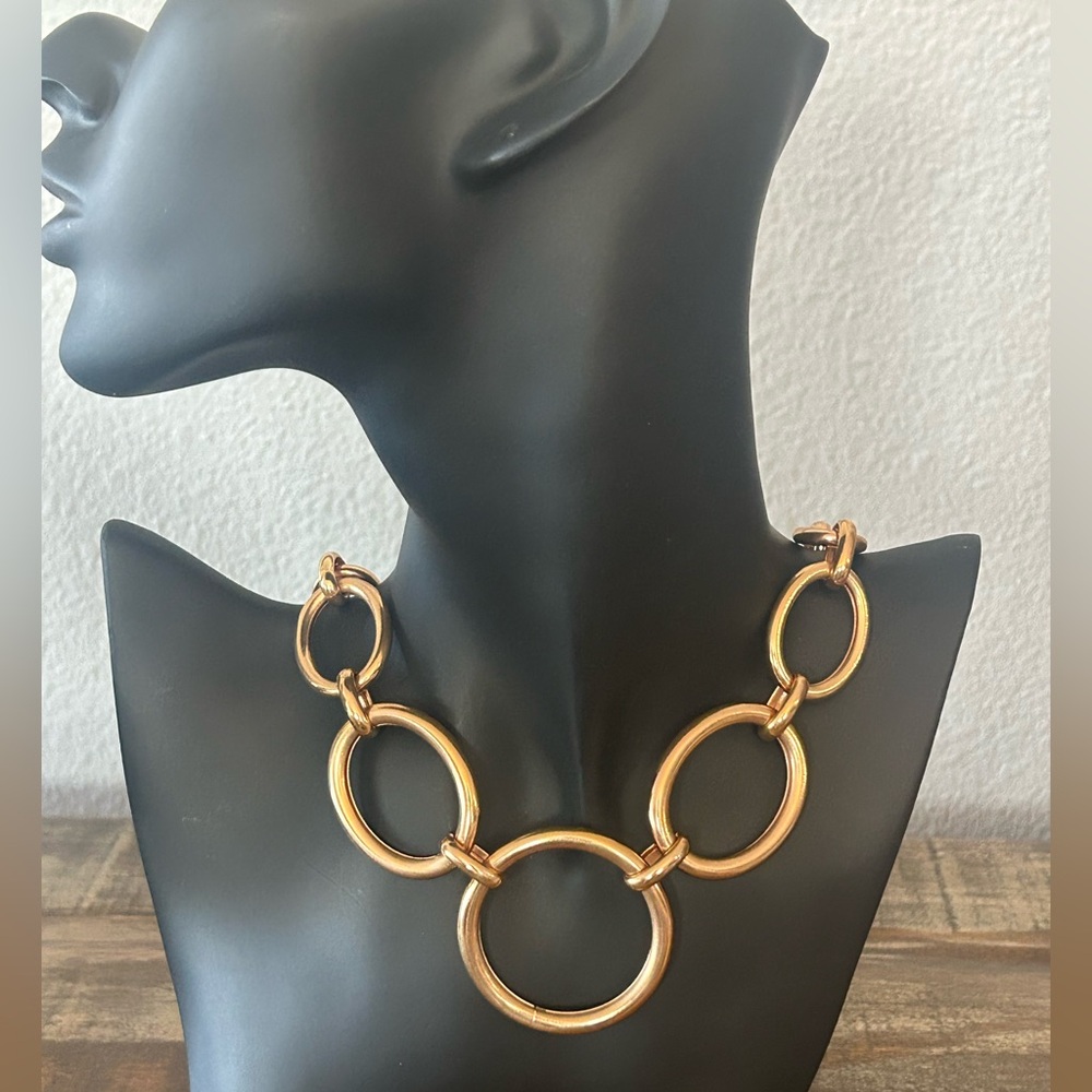 Bronze Circle Necklace